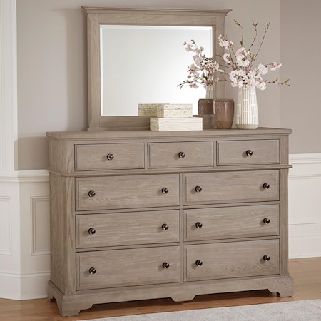 Dresser and Mirror