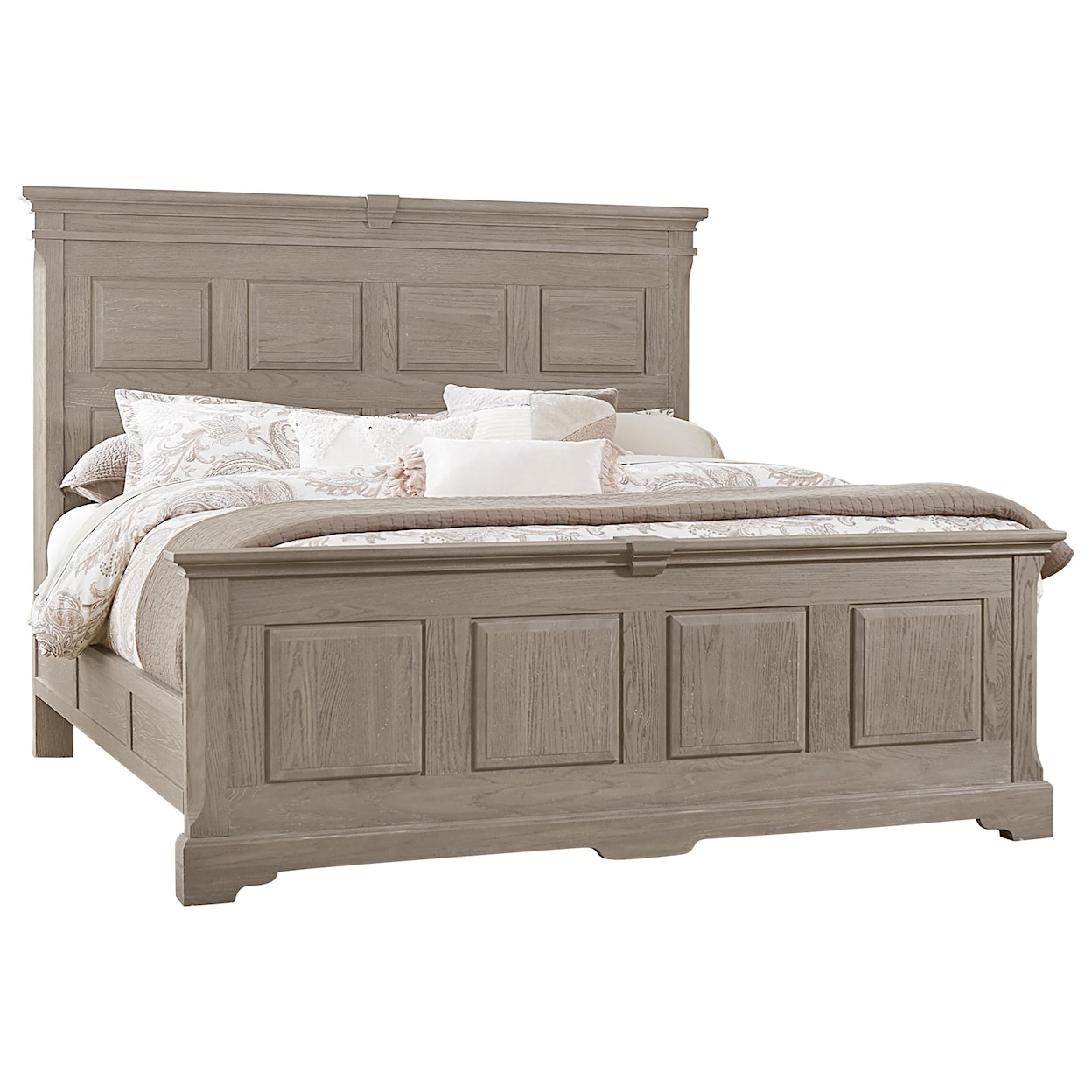 Virginia House Heritage King Mansion Bed with Decorative Side Rails