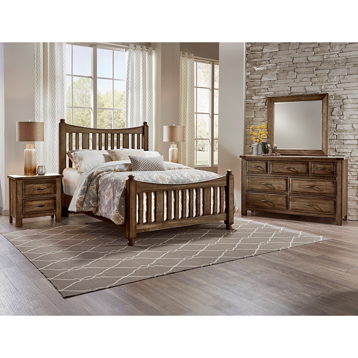 Virginia House Mt Airy Queen Bedroom Group