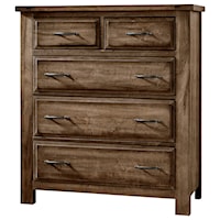 Transitional 5-Drawer Chest