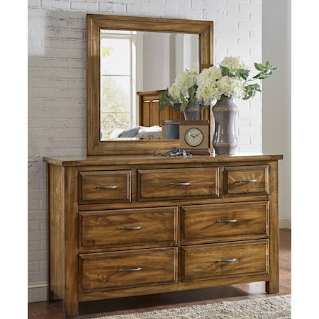 Triple Dresser+Landscape Mirror