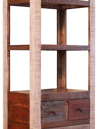Pier with 4 Drawer and 3 Shelves