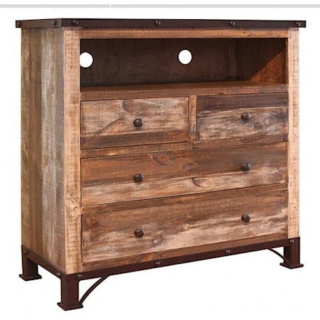 4 Drawer Media Chest