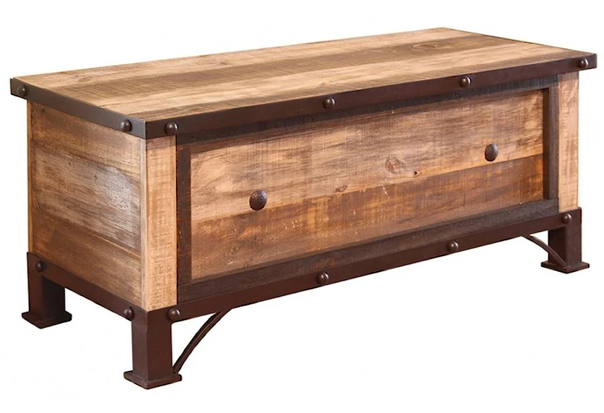 900 Antique Bedroom Trunk by International Furniture Direct at Lindy's Furniture Company