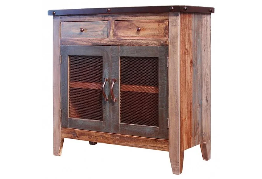 900 Antique 36" Multicolor Server by International Furniture Direct at Howell Furniture