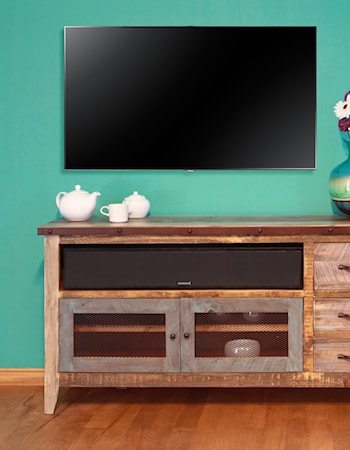 Solid Pine 62" TV Stand