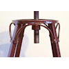 International Furniture Direct 900 Antique 24"-30" Adjustable Counter Stool