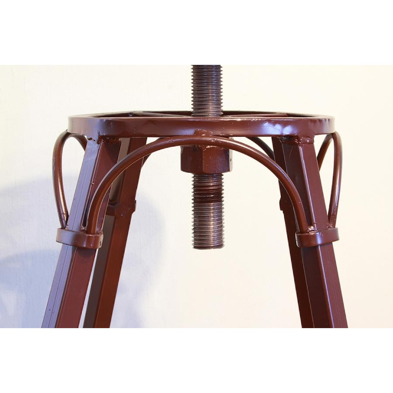 International Furniture Direct 900 Antique 24"-30" Adjustable Counter Stool