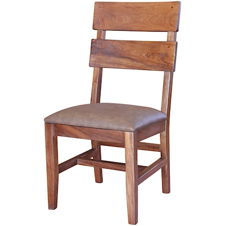 Chair with Bonded Leather Seat