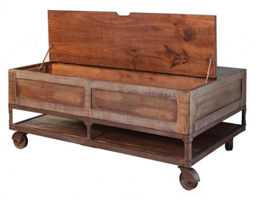Industrial Lift Top Cocktail Table