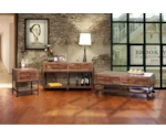 Direct Design Company Urban Gold Sofa Table with 2 Drawers