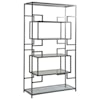 Artistica Artistica Metal Suspension Etagere with Five Glass Shelves