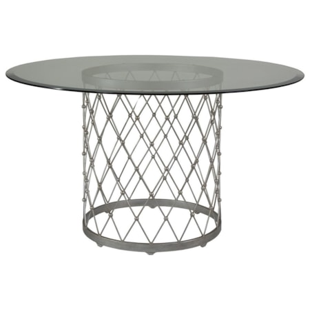 Royere Dining Table With Glass Top