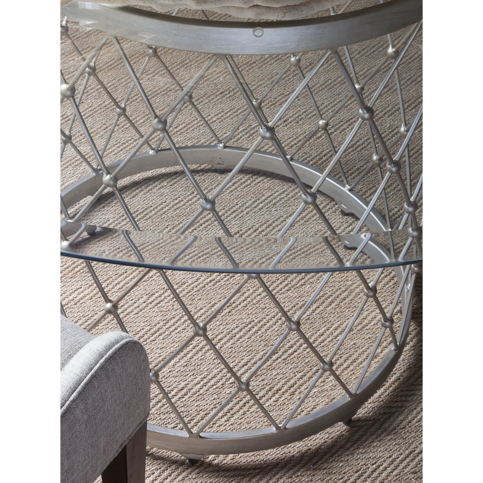 Royere Dining Table With Glass Top