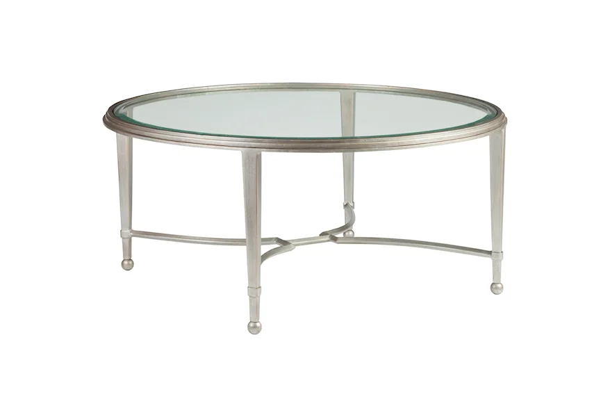 Artistica Metal Sangiovese Round Cocktail Table by Artistica at Alison Craig Home Furnishings
