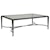 Artistica Artistica Metal Sangiovese Large Rectangular Cocktail Table with Glass Top