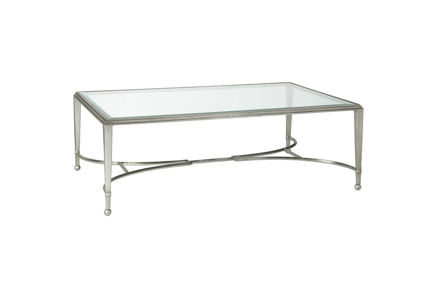 Artistica Metal Sangiovese Large Rectangular Cocktail Table by Artistica at Z & R Furniture