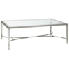 Artistica Artistica Metal Sangiovese Large Rectangular Cocktail Table