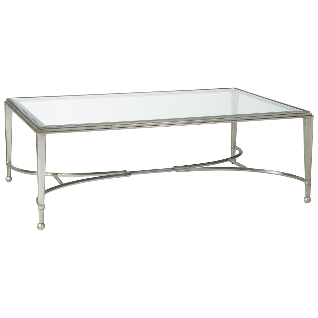 Artistica Artistica Metal Sangiovese Large Rectangular Cocktail Table