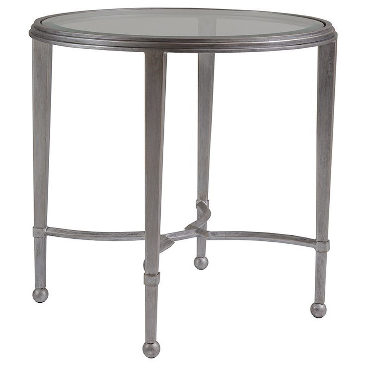 Artistica Artistica Metal Sangiovese Round End Table