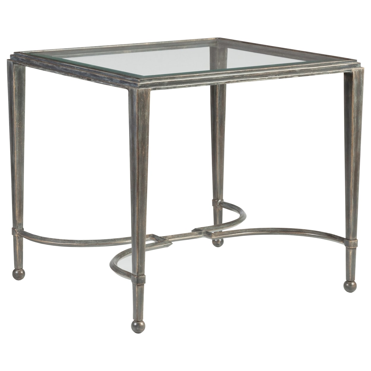 Artistica Artistica Metal Sangioves Rectangular End Table