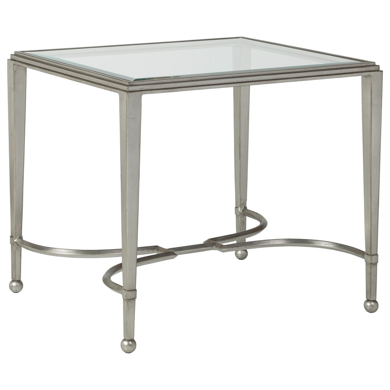 Artistica Artistica Metal Sangioves Rectangular End Table