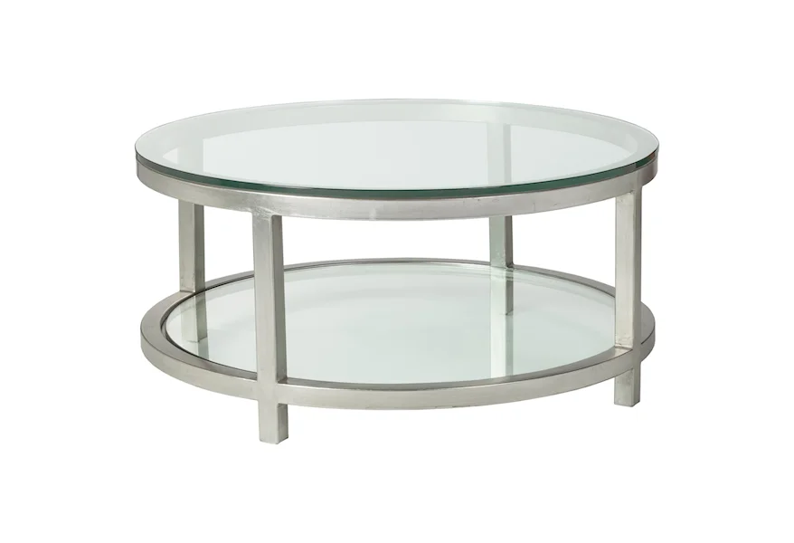Artistica Metal Per Se Round Cocktail Table by Artistica at Alison Craig Home Furnishings