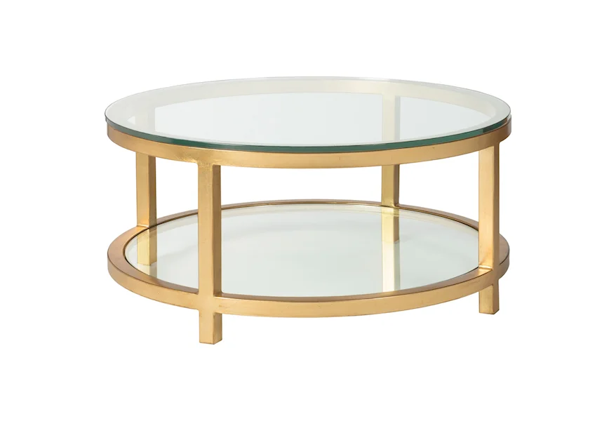 Artistica Metal Per Se Round Cocktail Table by Artistica at Alison Craig Home Furnishings
