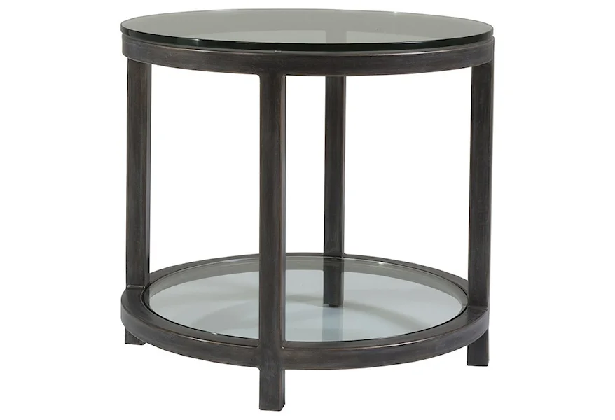 Artistica Metal Per Se Round End Table by Artistica at Johnny Janosik