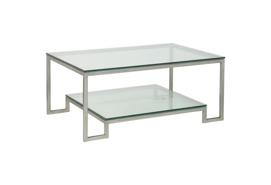 Artistica Metal Bonaire Rectangular Cocktail Table by Artistica at Z & R Furniture