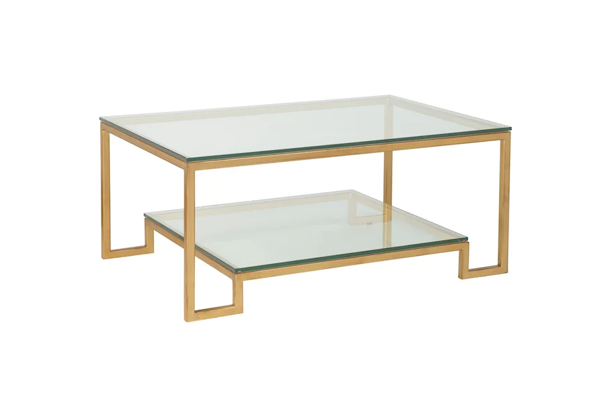 Artistica Metal Bonaire Rectangular Cocktail Table by Artistica at Z & R Furniture