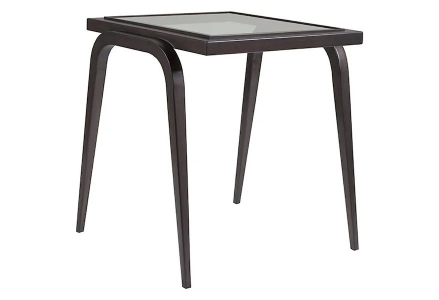 Artistica Metal Mitchum Rectangular End Table by Artistica at Z & R Furniture