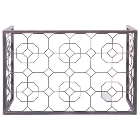 Honeycomb Rectangular Cocktail Table