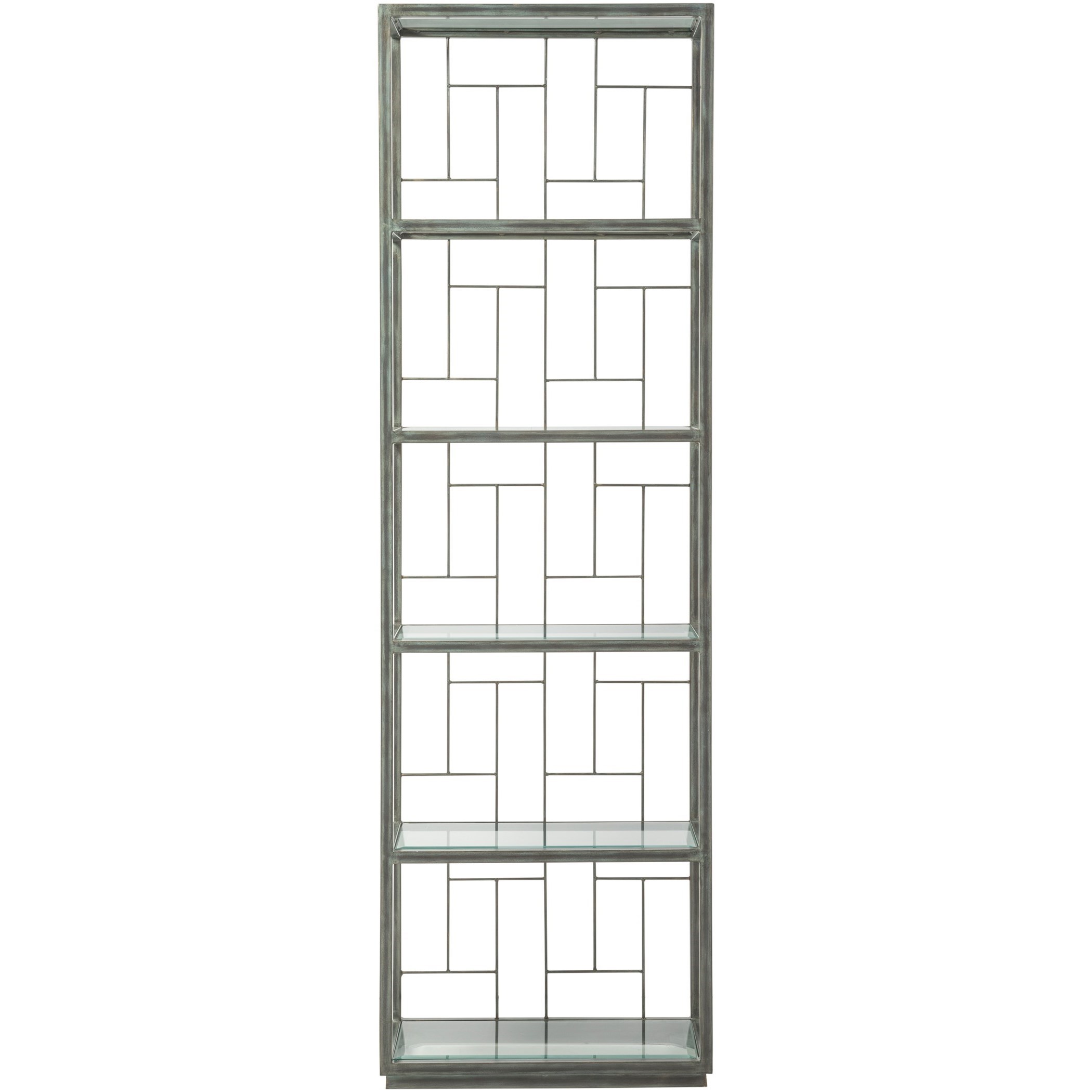 Artistica Artistica Metal Honeycomb Mid Geo Slim Etagere