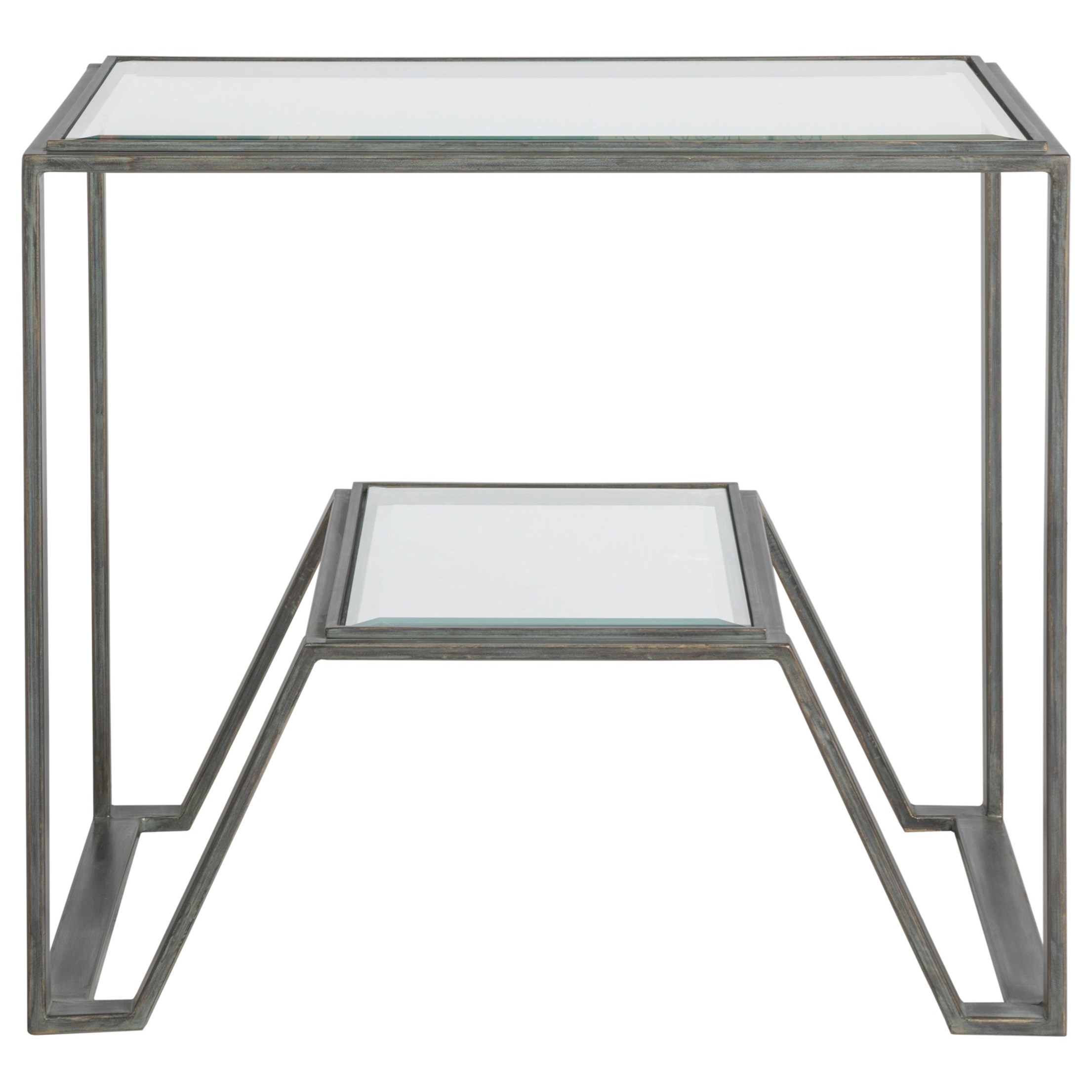 Artistica Artistica Metal Byron Rectangular End Table