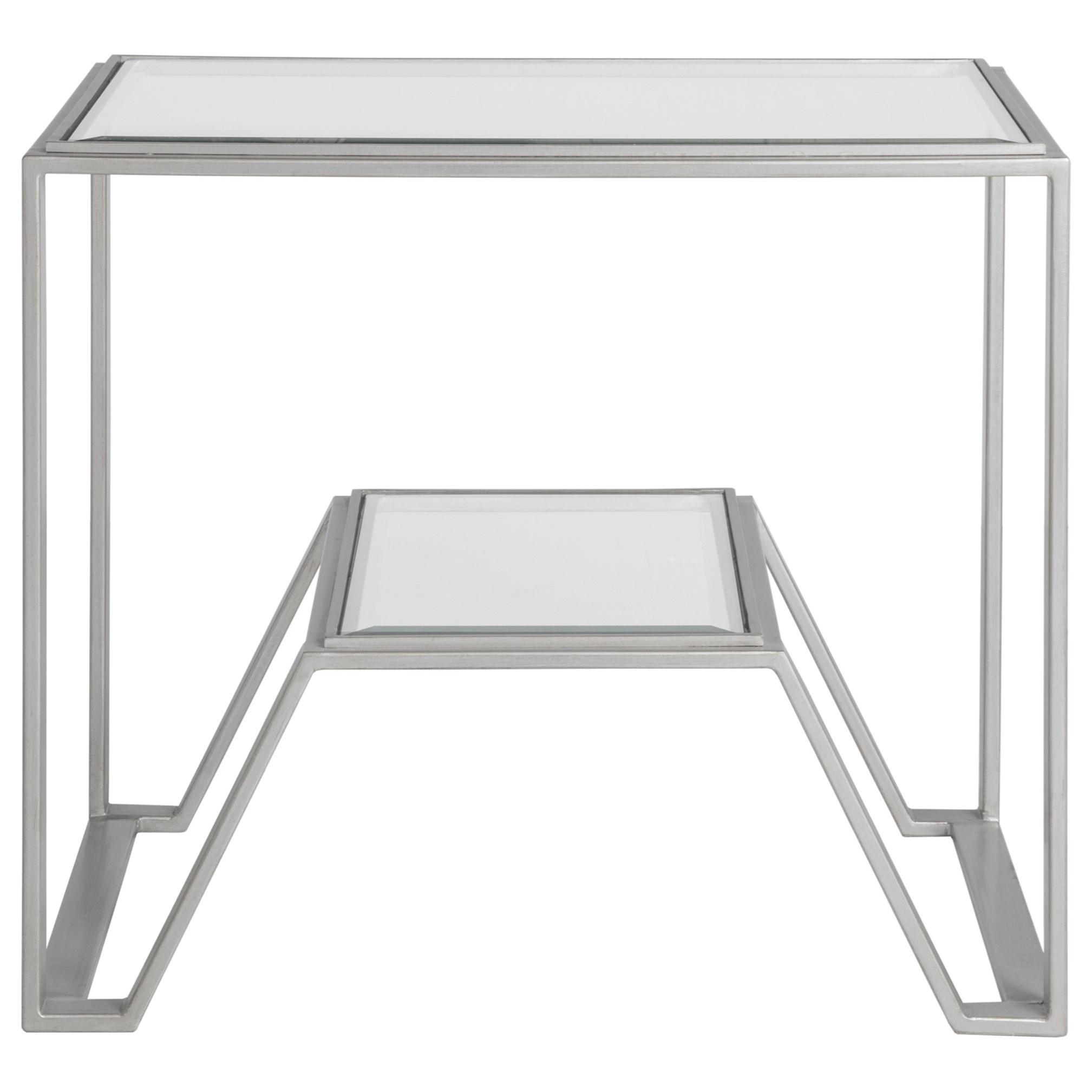 Artistica Artistica Metal Byron Rectangular End Table
