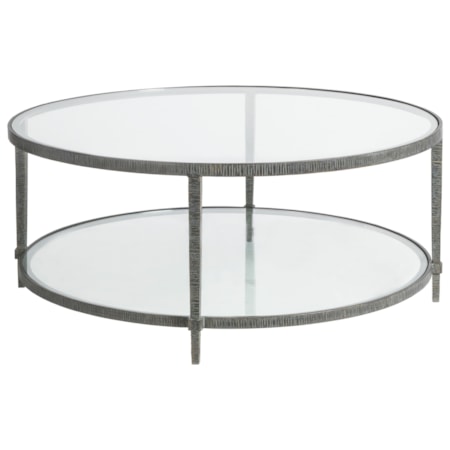 Claret Round Cocktail Table