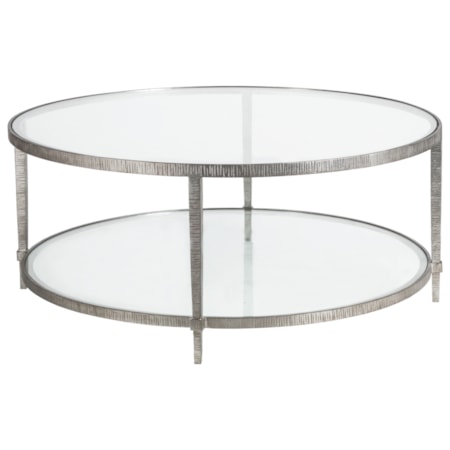 Claret Round Cocktail Table