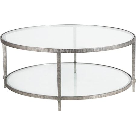 Claret Round Cocktail Table