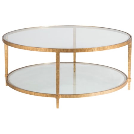 Claret Round Cocktail Table