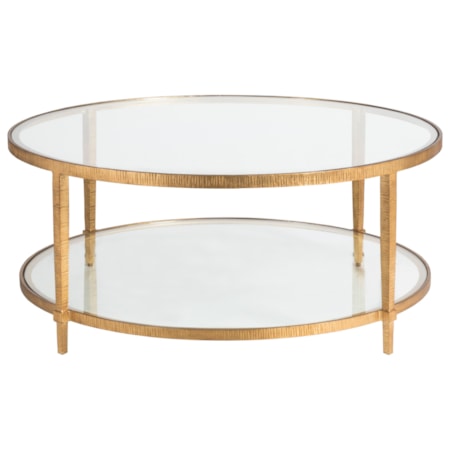Claret Round Cocktail Table