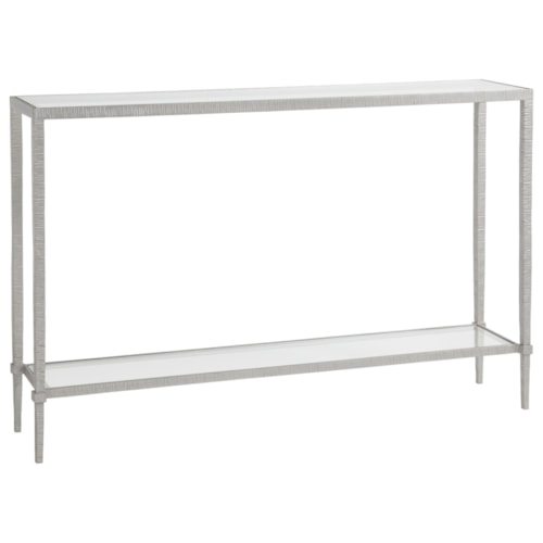 Claret Metal Console Table