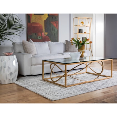 Ellipse Rectangular Cocktail Table