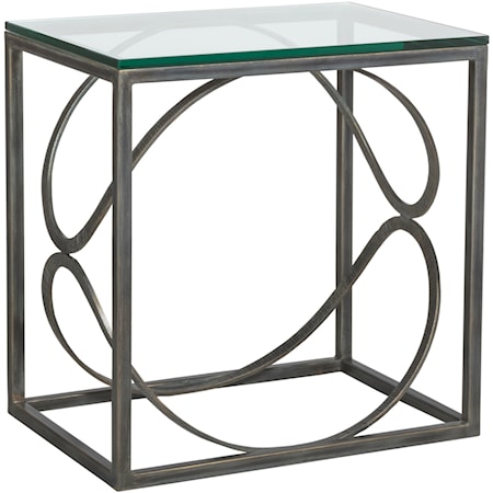 Ellipse Rectangular End Table