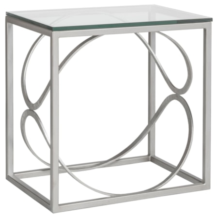 Ellipse Rectangular End Table