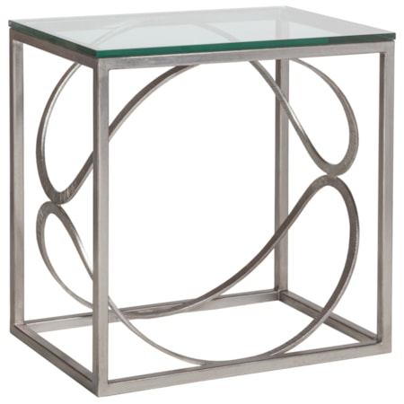 Ellipse Rectangular End Table