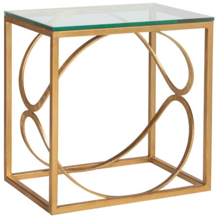 Ellipse Rectangular End Table