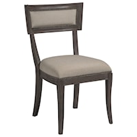 Apertif Upholstered Side Chair with Nailheads