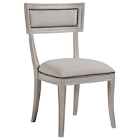 Apertif Upholstered Side Chair with Nailheads