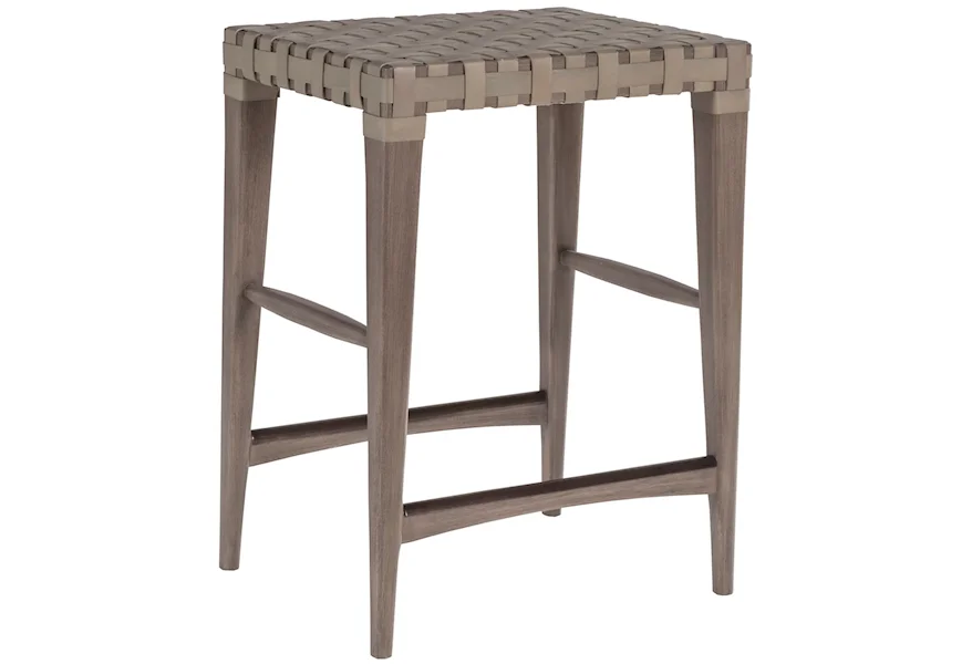 Cohesion Milo Leather Backless Counter Stool by Artistica at Baer's Furniture